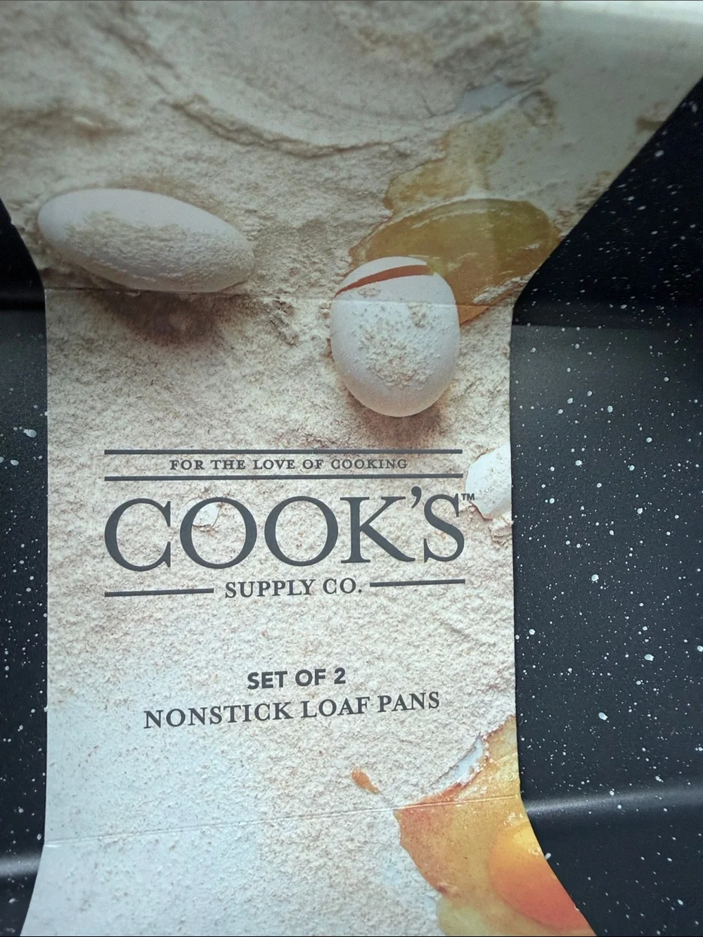COOK’S Supply Two Gray Speckled Non-stick Loaf Pans 2 pack
